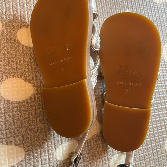 Christian Dior Cannage Leather Baby Sandals - Picture 8 of 10